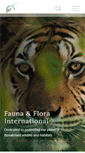 Mobile Screenshot of fauna-flora.org