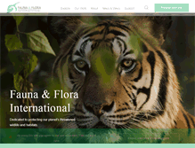 Tablet Screenshot of fauna-flora.org